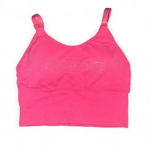 Bebe bedazzled tank top bra - size L